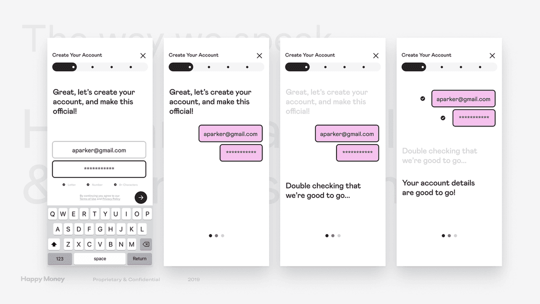 Happy Money App Onboarding