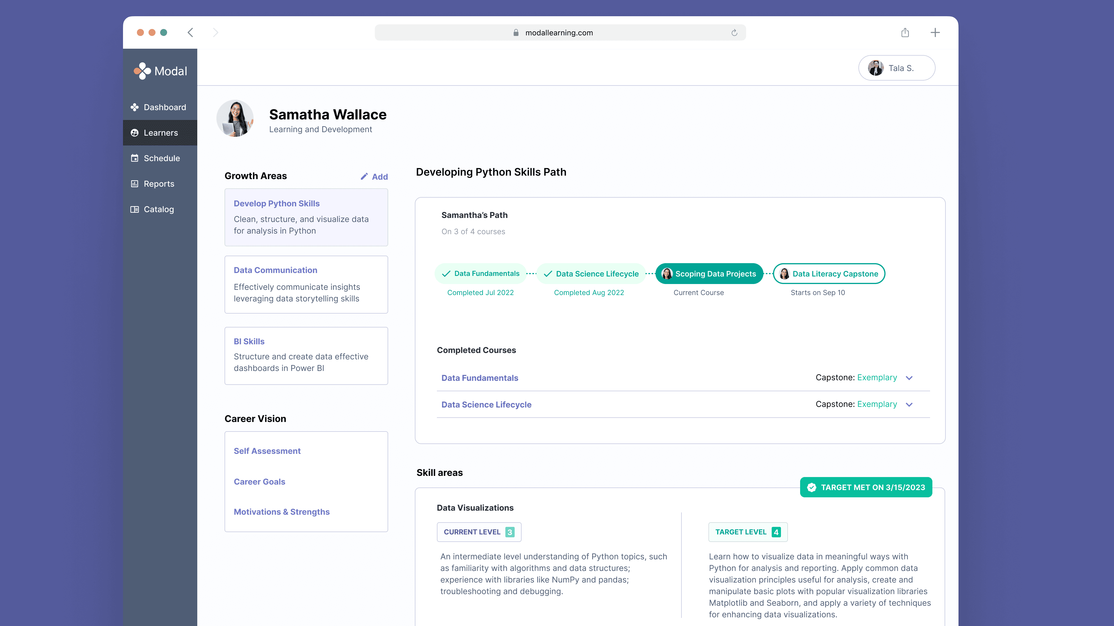 Modal Admin Dashboard